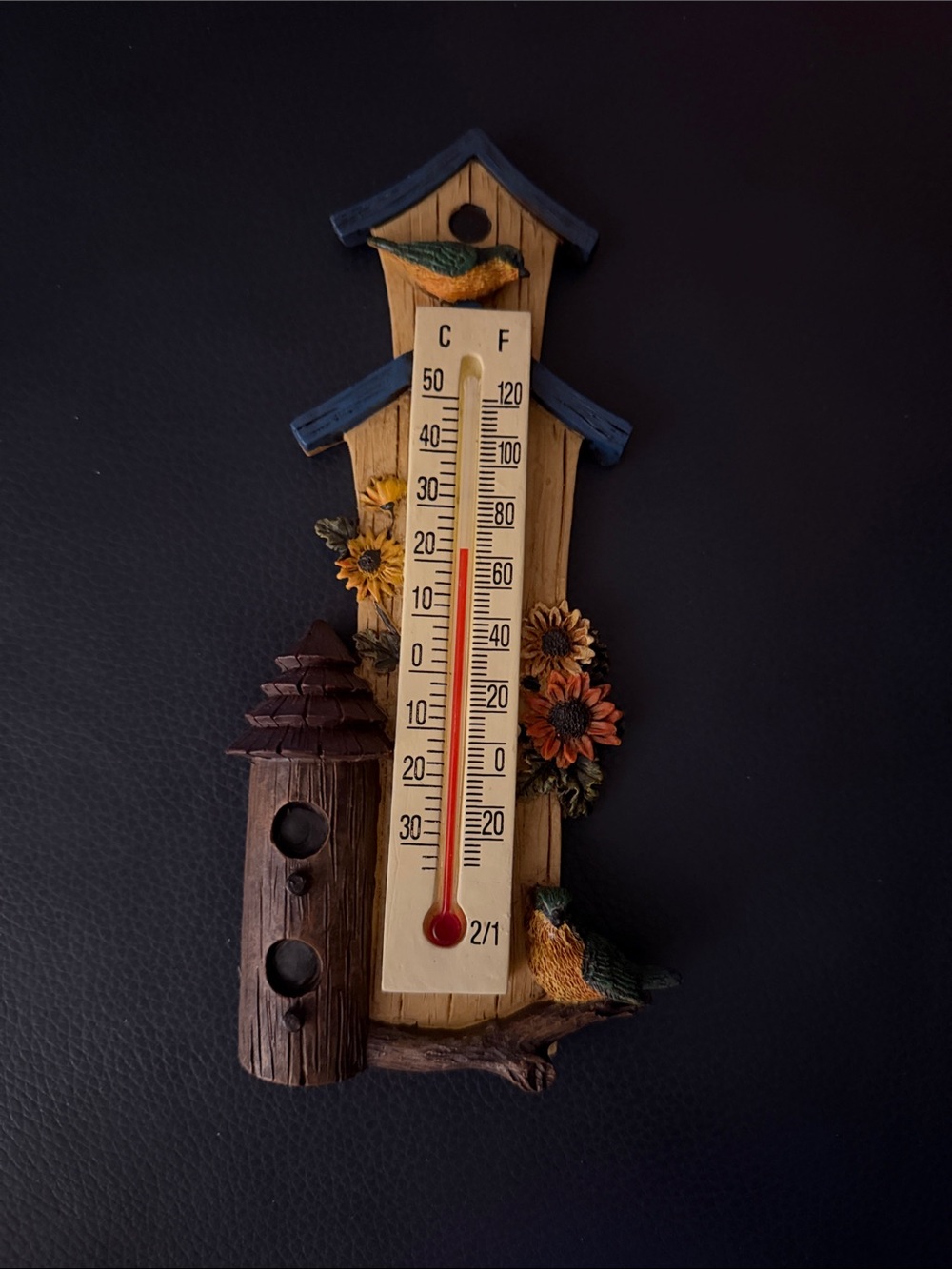 Vintage Acu-rite Precision Instruments in Time and Temperature Thermometer